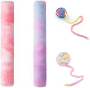 4-Piece Set Teeth Grinding Wool Ball Cat Soft Pillow Cat Mint Toy Indoor Interactive Cat Toy Play