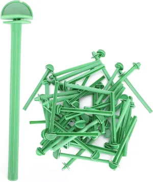 50PCS Parrot Standing Stick, Plastic Bird Perch Stand Bird Cage Toy for Small Medium Birds