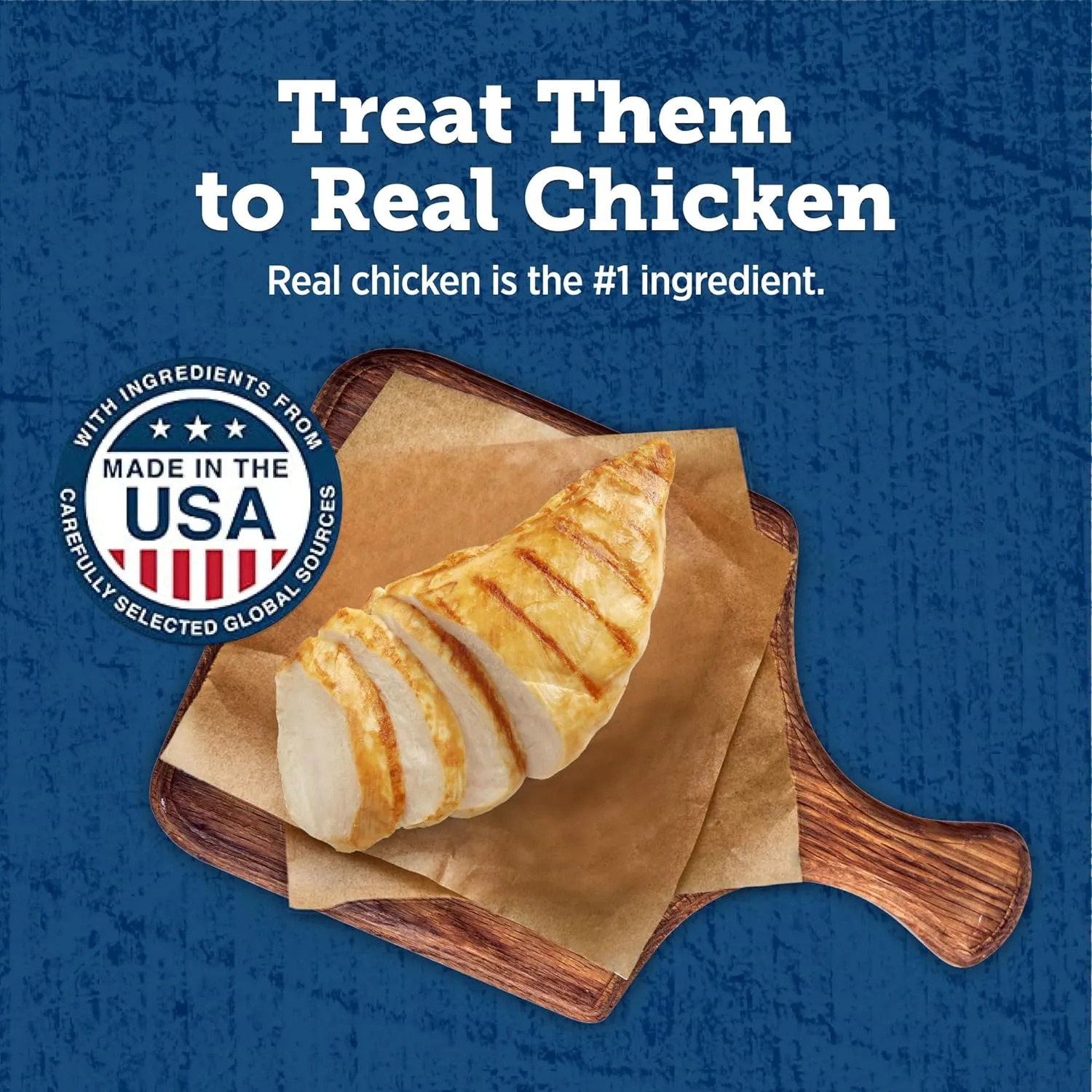 Blue Buffalo True Chews Premium Jerky Cuts Dog Treats with Natural Ingredients Chicken