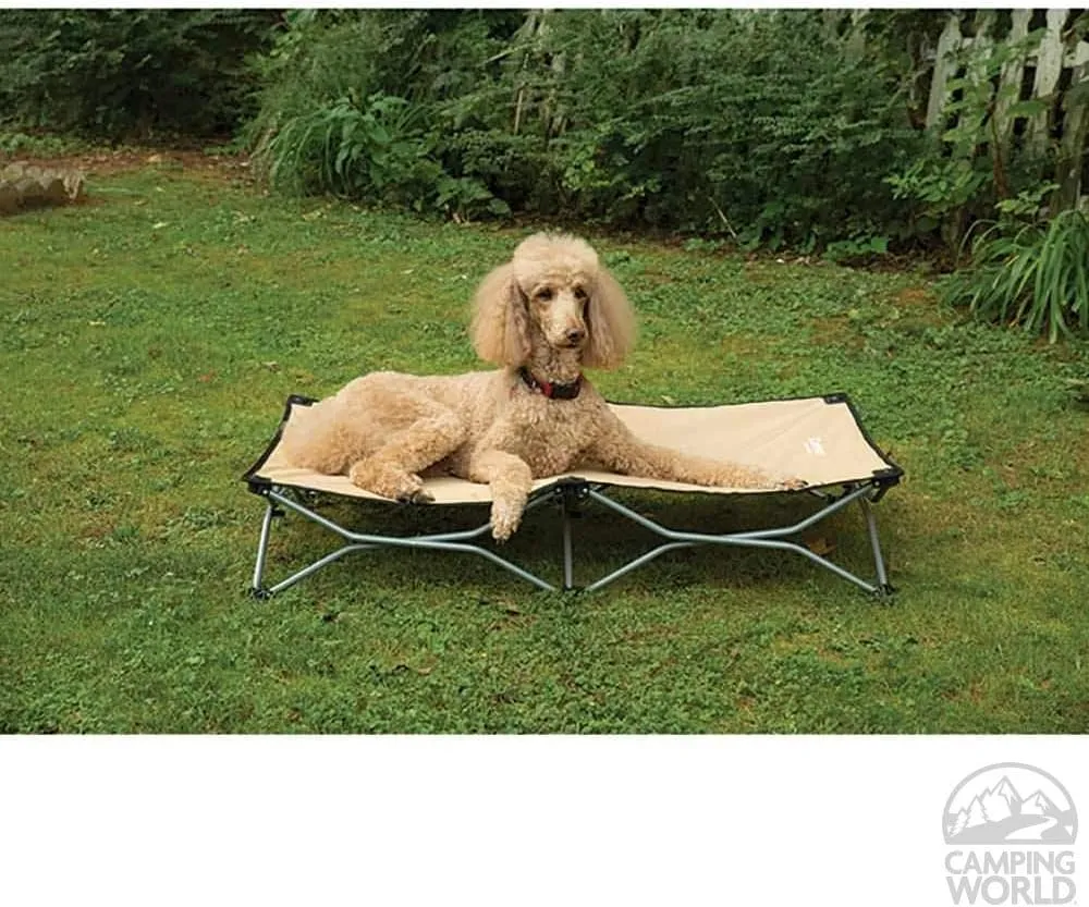 Carlson Pet Products Large Portable Pup Travel Pet Bed, Tan