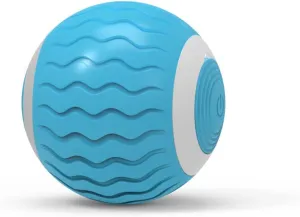 Cat Toys Interactive Spinning Ball, for Cats and Kittens. Great Exercise, with Flashing LED Lights, and its Rechargeable. Blue
