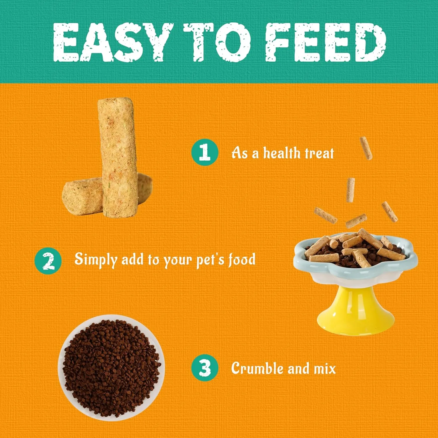 Fish Oil Dog & Cat Treats, Daily Freeze Dried Stick for Pets, Salmon Oil for Skin & Coat Support, Healthy Training Treats or Food Topper, Freeze Dried Salmon Cat Treats