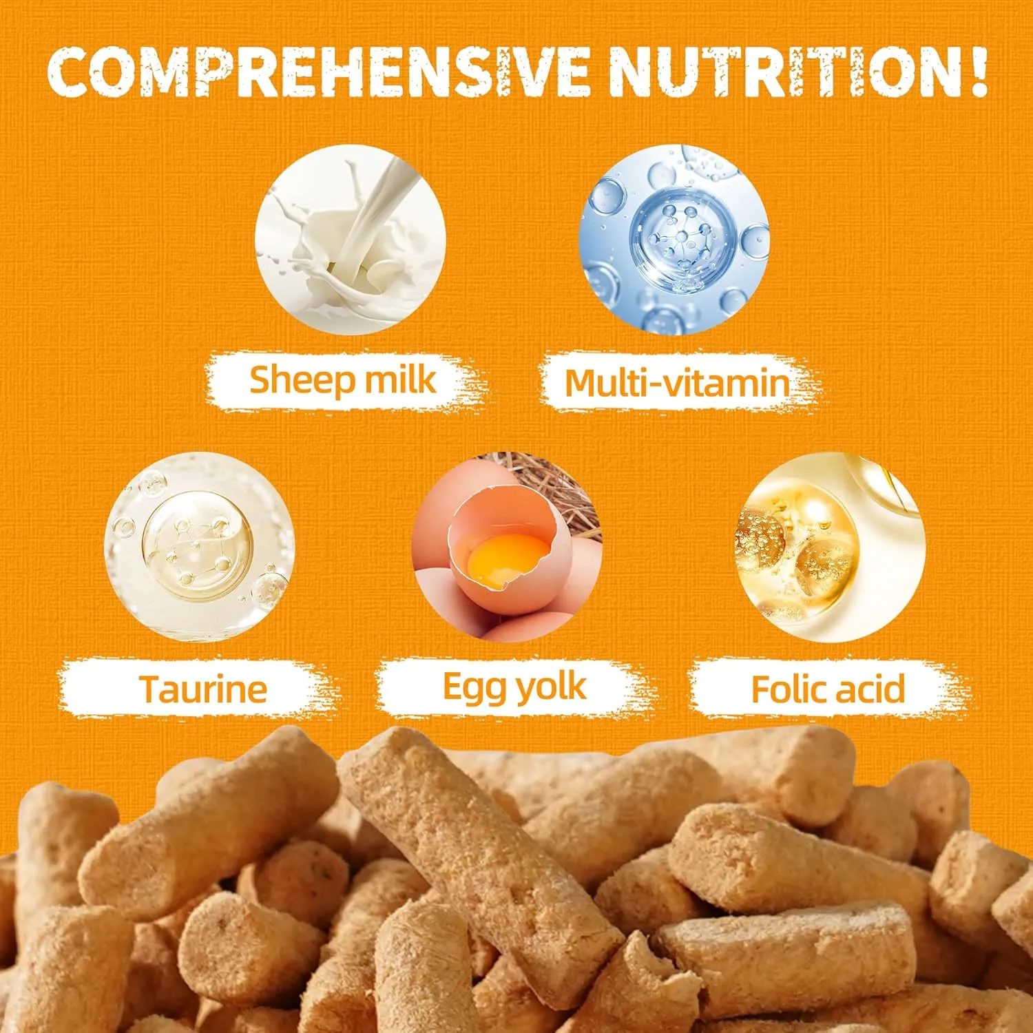 Fish Oil Dog & Cat Treats, Daily Freeze Dried Stick for Pets, Salmon Oil for Skin & Coat Support, Healthy Training Treats or Food Topper, Freeze Dried Salmon Cat Treats
