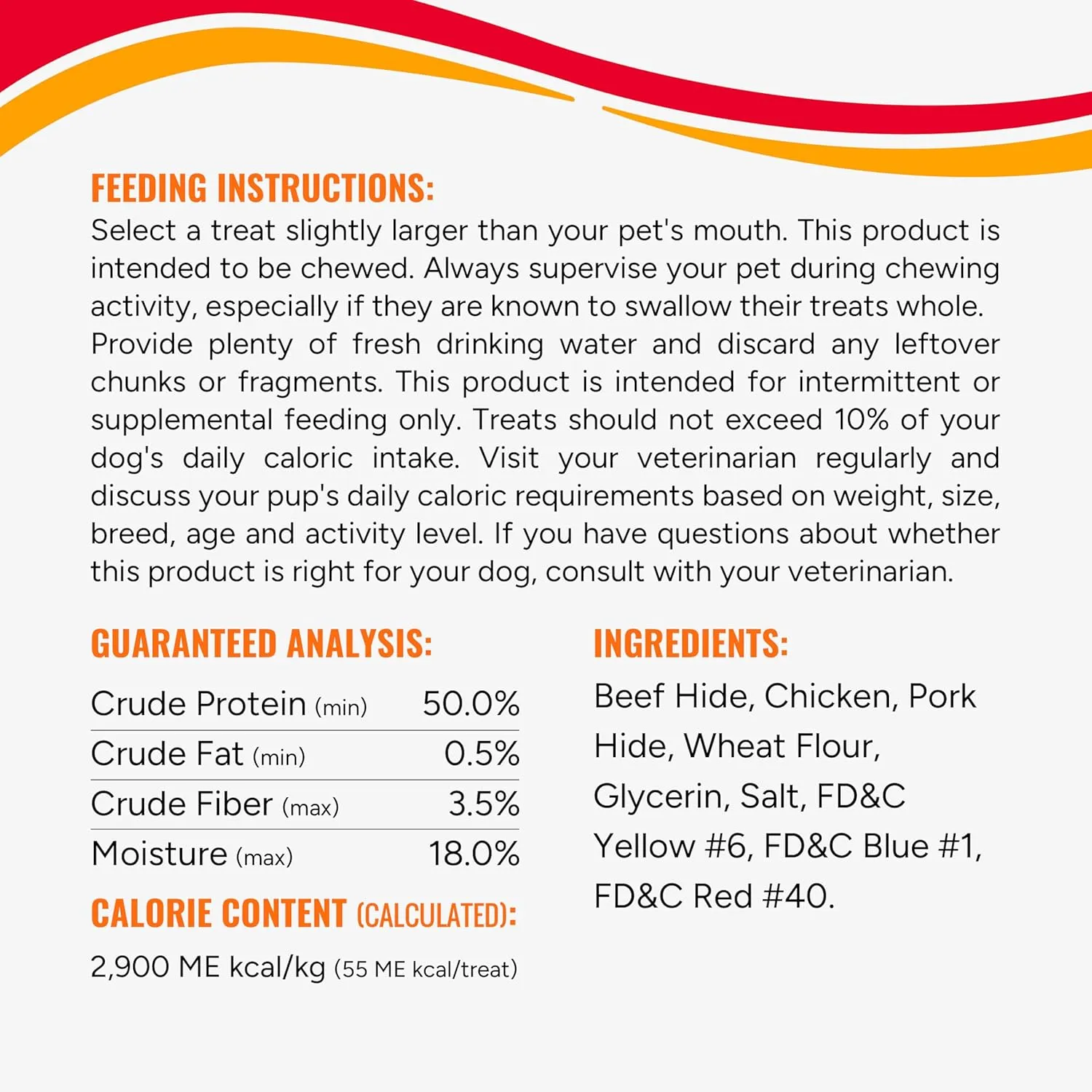 Good n Fun Triple Flavor Ribs Chews for All Dogs, Treat Your Dog to Long-Lasting Chews Made with Beef Hide, Chicken and Pork Hide, 12 Ounces