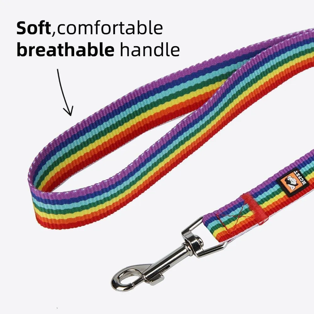 Hcpet Dog Collar and Leash Set - Washable Puppy Collar with Quick-Snap Buckles - Adjustable Dog Collar for Small, Medium and Large Dogs - Comfortable Control Training Leash XS