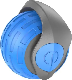 Interactive Cat Toys Ball -with Feather Smart Automatic Ball for Indoor Obstacle Avoidance Speedy Chase Toys for Bored Kitten/Adult Cats Blue