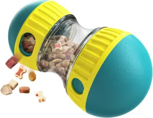 Interactive Dog Treat Dispenser and Puzzle Toys, Dog Slow Food Feeder Rolling Ball for Reducing Boredom and IQ Training Toys, Green
