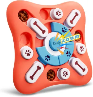 knitly Dog Puzzle Toys, Interactive Treat Puzzle for IQ Training and Mental Enrichment, Large Medium Small Dog Toys for Brain Stimulation, Best Dispensing Slow Feeder Gifts for Puppy