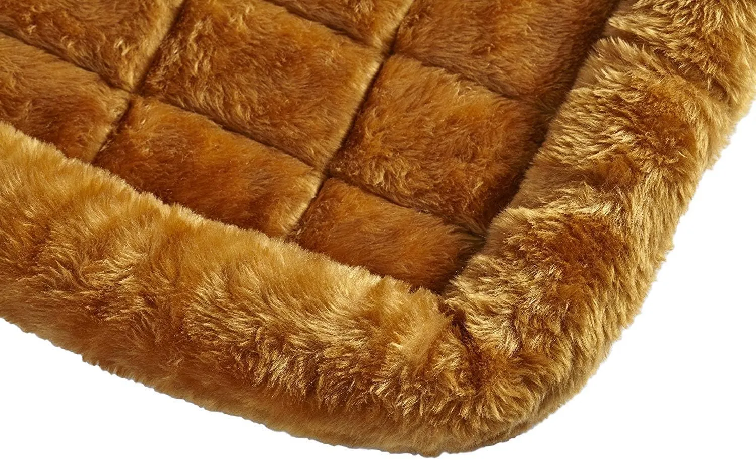MidWest Homes for Pets 277192 Pet Crate Bed Cinnamon Fur for Pets (40218-CN)