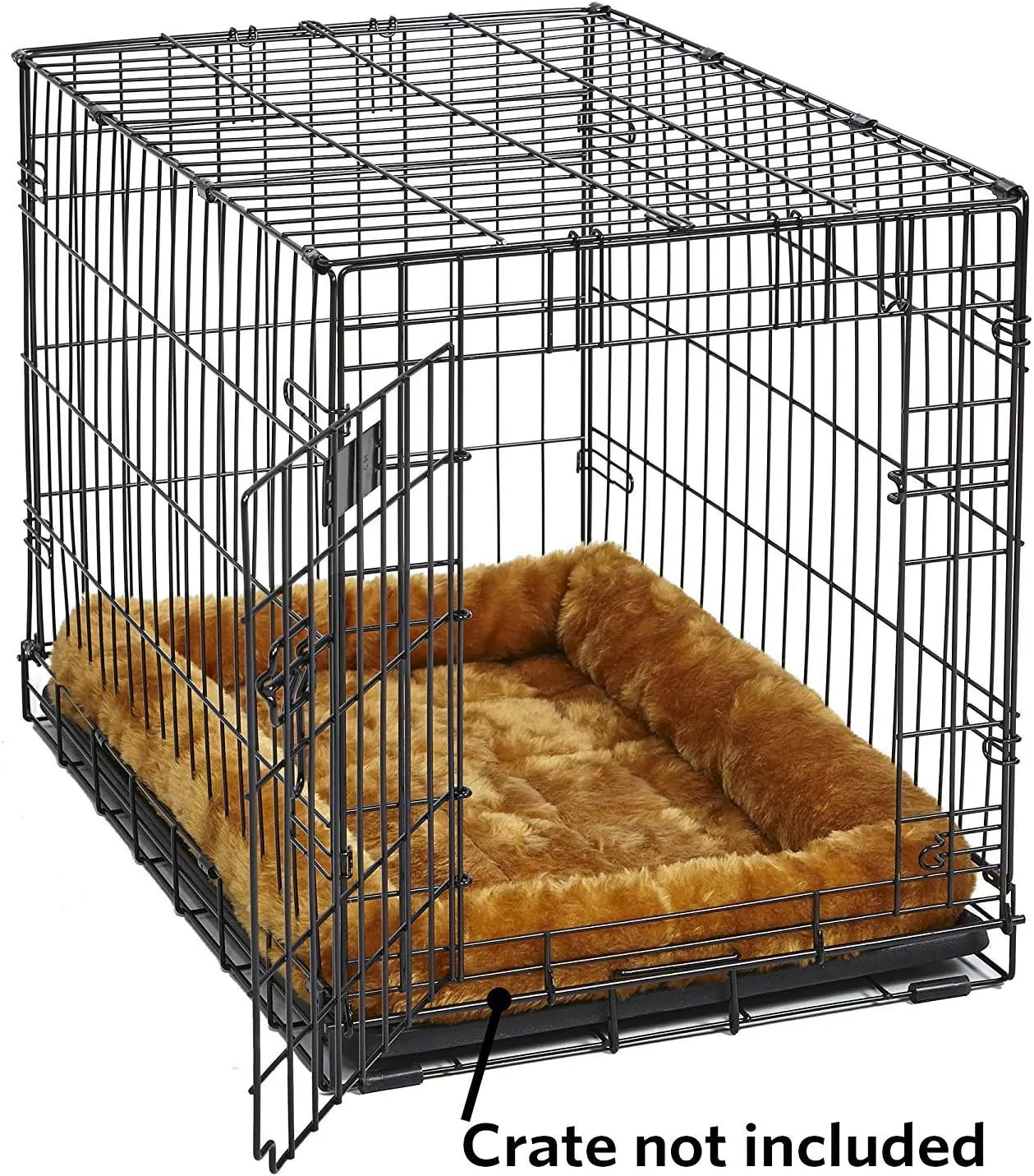 MidWest Homes for Pets 277192 Pet Crate Bed Cinnamon Fur for Pets (40218-CN)