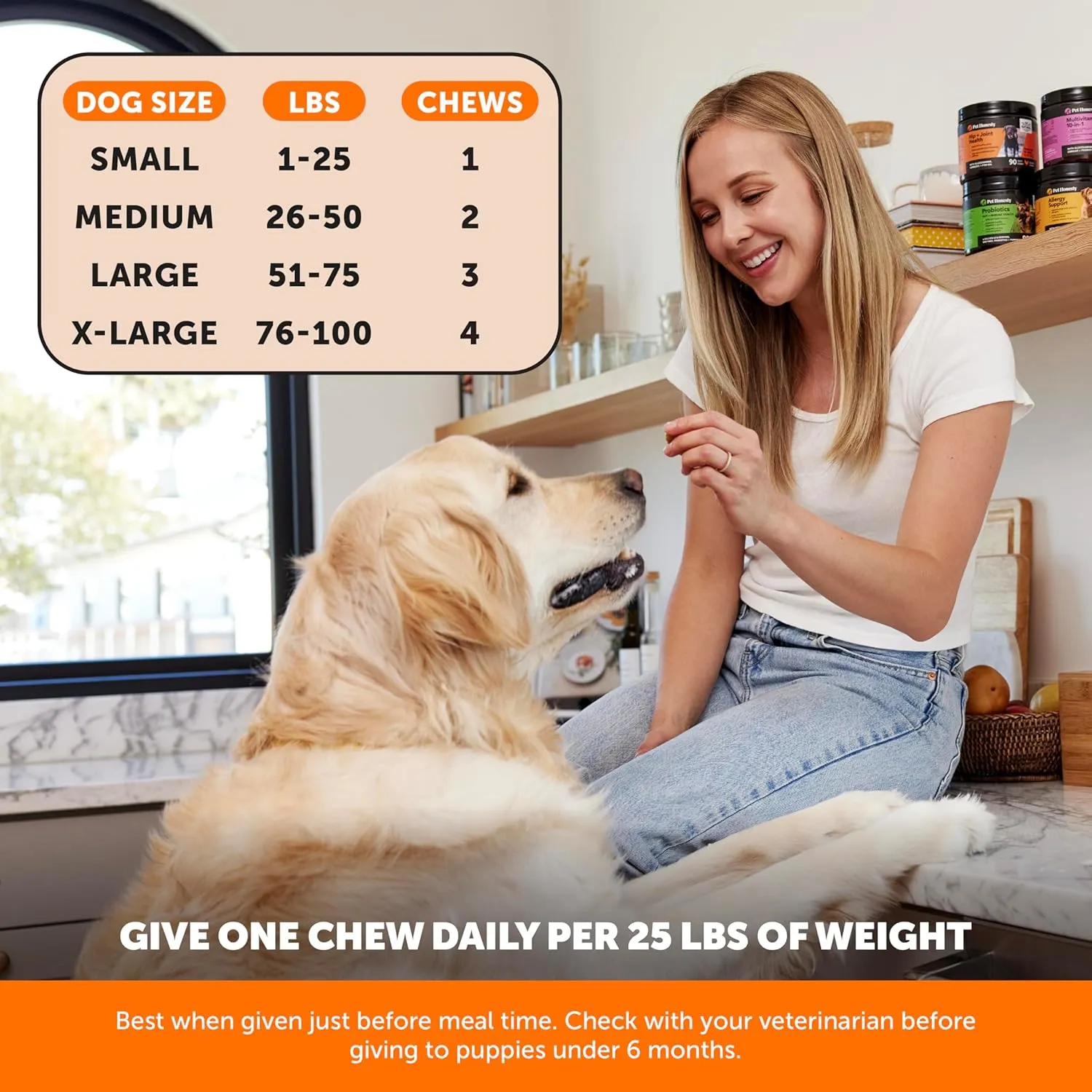 Pet Honesty Hip & Joint Health - Glucosamine for Dogs Soft Chews, Joint Supplement for Dogs with Glucosamine Chondroitin, MSM, Turmeric, Anti Inflammatory, Support   Mobility (Chicken 90ct)