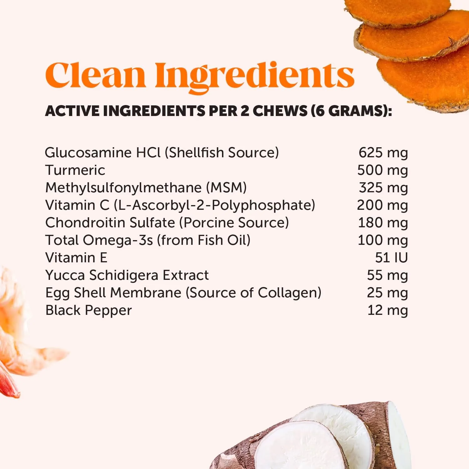 Pet Honesty Hip & Joint Health - Glucosamine for Dogs Soft Chews, Joint Supplement for Dogs with Glucosamine Chondroitin, MSM, Turmeric, Anti Inflammatory, Support   Mobility (Chicken 90ct)