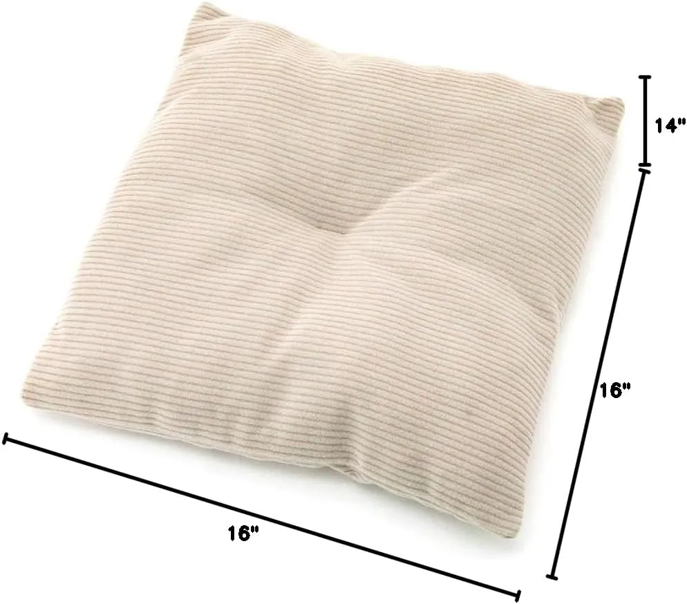 Pet Tent-Soft Bed for Dog and Cat by Best Pet Supplies - Beige Corduroy, 16" x 16" x H:14"