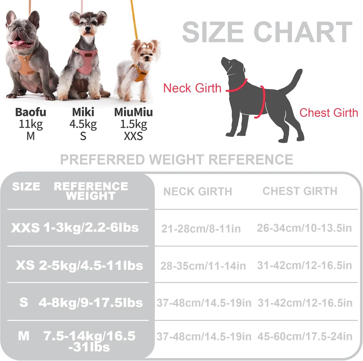 Puppytie No Pull xs Dog Harness with Multifunction Dog Leash,Soft Adjustable No Choke Escape Proof Pet Harness Vest,denimn Gray,xs