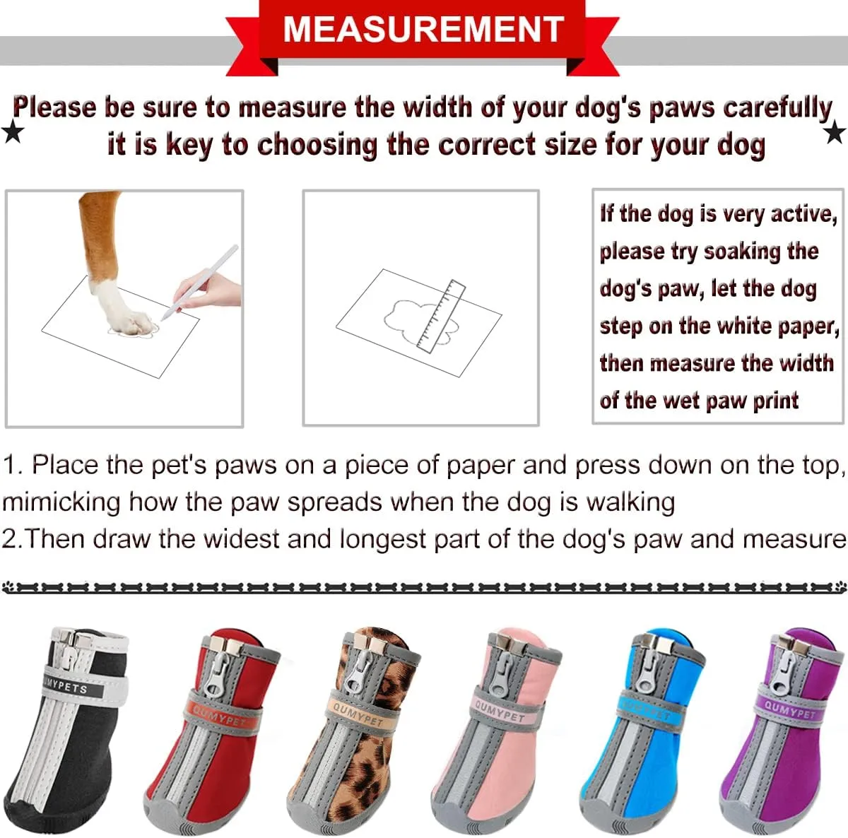 QUMY Dog Shoes for Small Dogs, Puppy Dog Boots & Paw Protectors for Winter Snowy Day, Summer Hot Pavement, Waterproof in Rainy Weather, Ourdoor Walking, Indoor Hardfloors Skid-Resistant Sole Pink 2