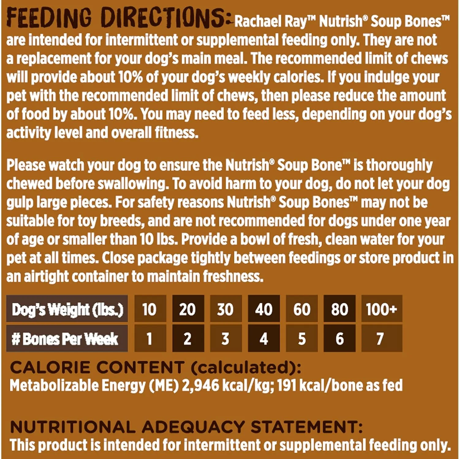 Rachael Ray Nutrish Soup Bones Dog Treats, Chicken & Veggies Flavor, 11 Bones (Pack of 1)