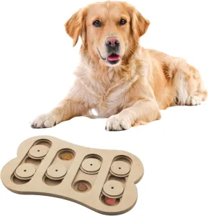SPOT Ethical Pet Interactive Seek-A-Treat Shuffle Bone Toy Puzzle That Will Improve Your Dog's IQ, Specially Designed for Training Treats
