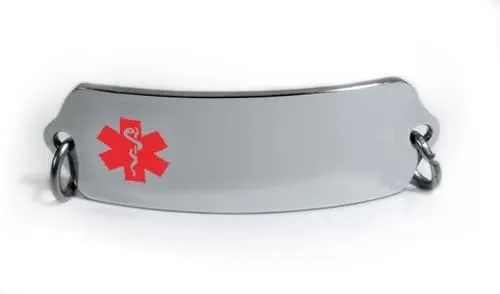 SULFA Allergy Medical ID Alert Tag with Embossed Emblem from Stainless Steel.